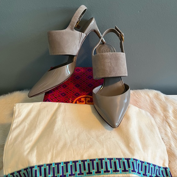 Tory Burch Ashton Slingback Pumps - Picture 8 of 15